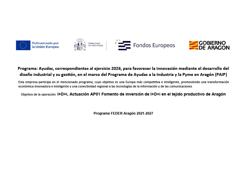 Spherag participa en las ayudas diseño industrial Aragón 2026
